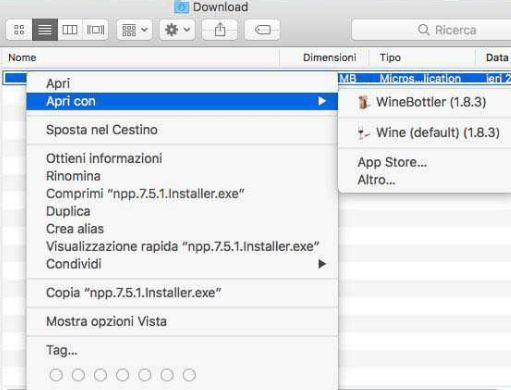 installare programmi windows su mac